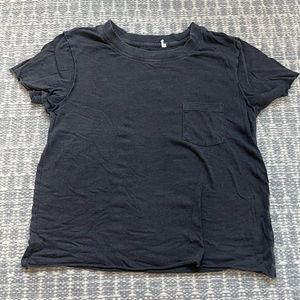 Pacsun tops me to we essentials dark grey shirt